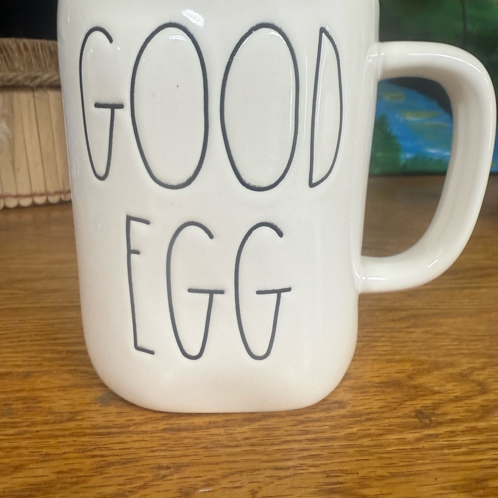 Good Egg Ceramic Coffee Mug - White